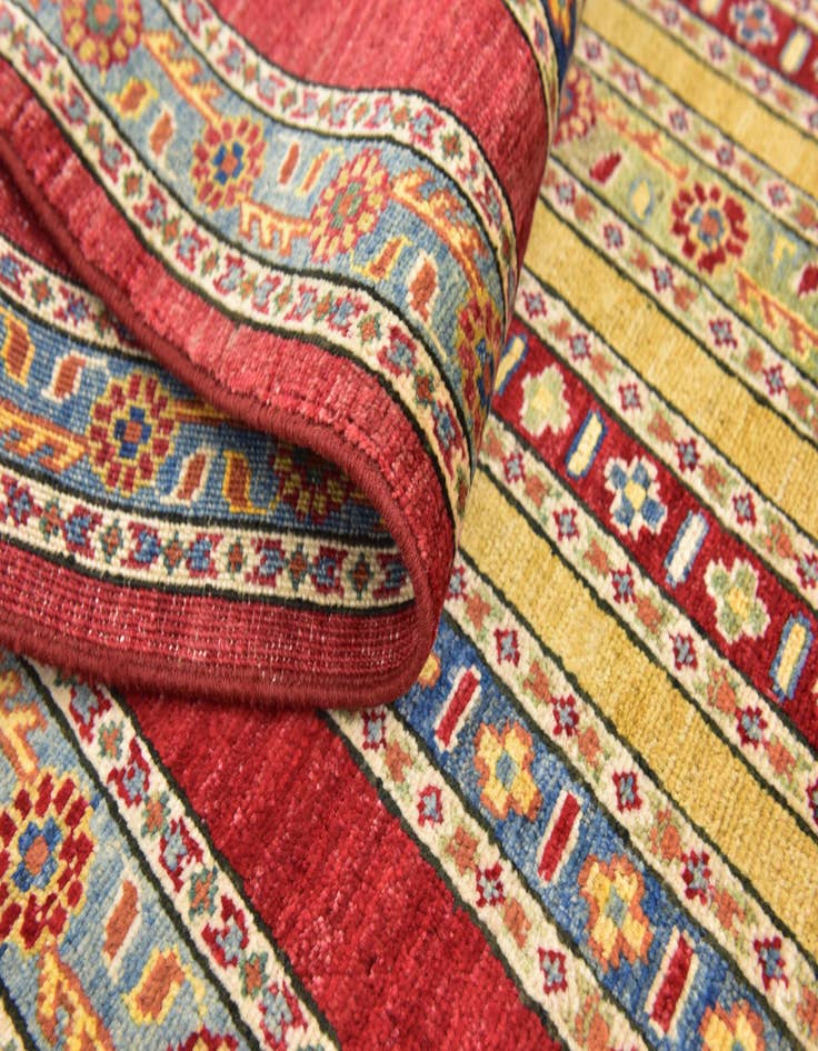 Detail image of  5' 2 x 7'  Hand Knotted Ariana Ziegler Rug