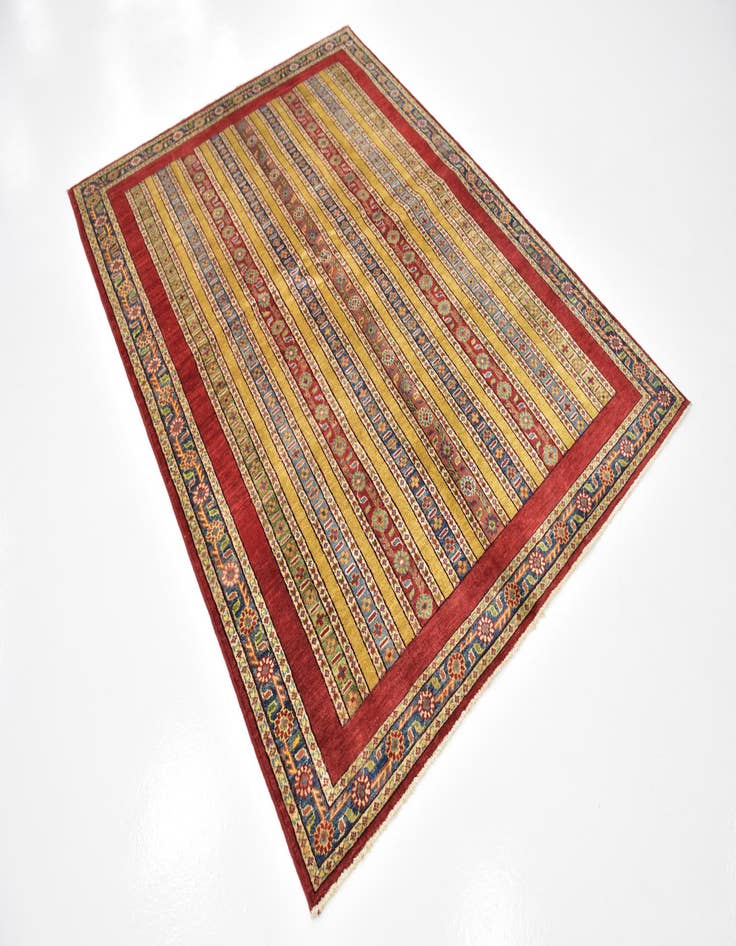 Detail image of  5' 2 x 7'  Hand Knotted Ariana Ziegler Rug