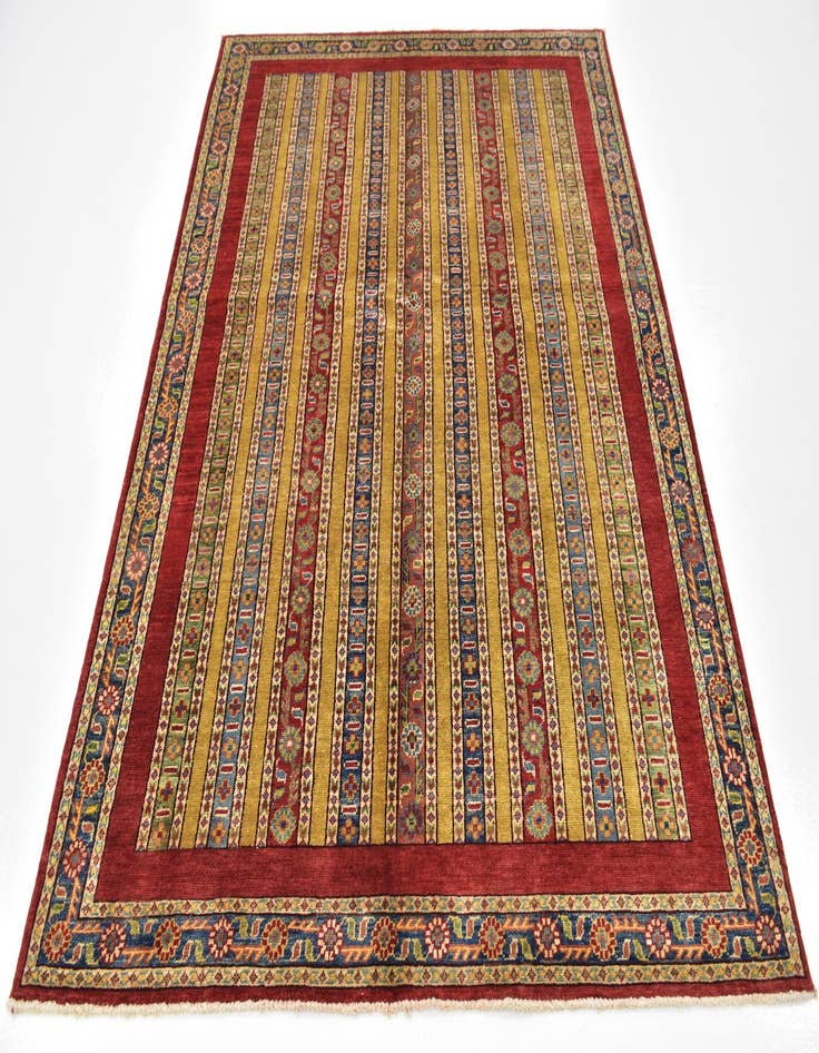 Detail image of  5' 2 x 7'  Hand Knotted Ariana Ziegler Rug