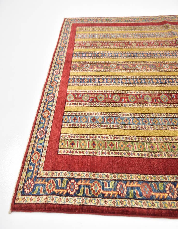 Detail image of  5' 2 x 7'  Hand Knotted Ariana Ziegler Rug