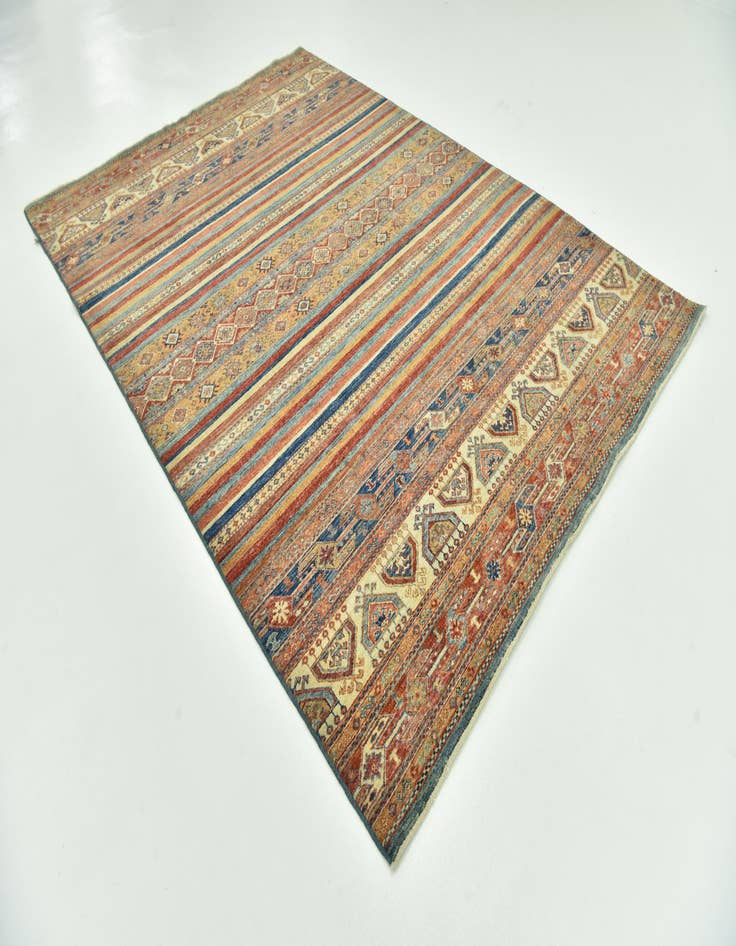 Detail image of  6' 9 x 9' 8  Hand Knotted Ariana Ziegler Rug