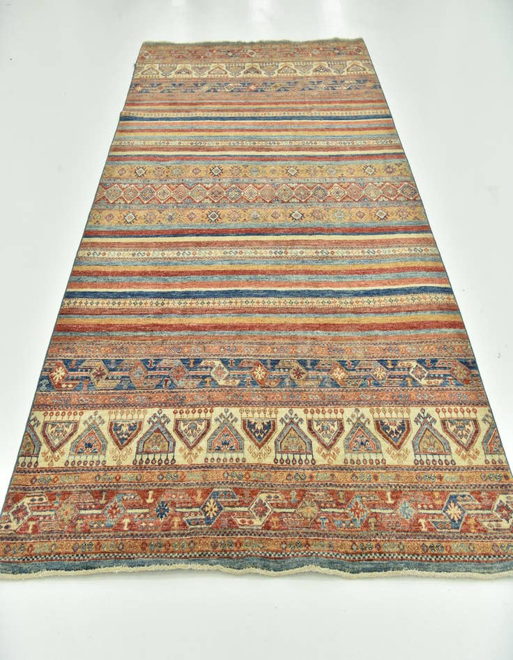 Detail image of  6' 9 x 9' 8  Hand Knotted Ariana Ziegler Rug