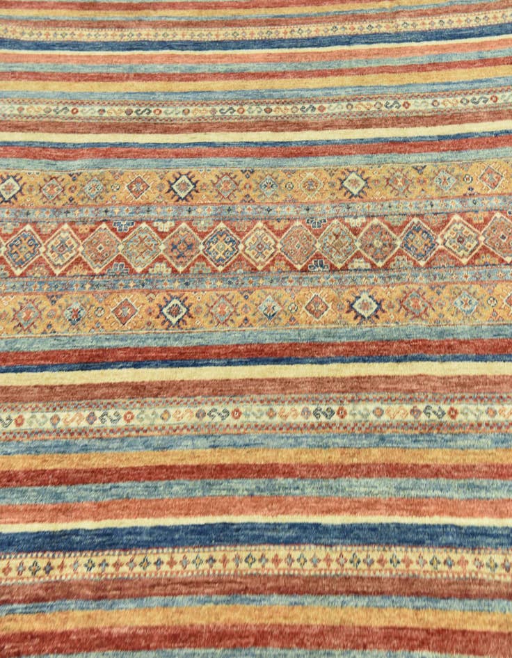 Detail image of  6' 9 x 9' 8  Hand Knotted Ariana Ziegler Rug