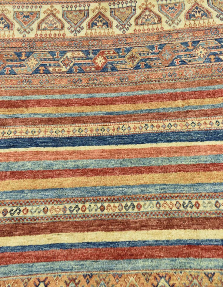 Detail image of  6' 9 x 9' 8  Hand Knotted Ariana Ziegler Rug