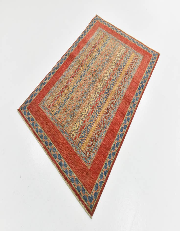 Detail image of  4' 2 x 5' 10  Hand Knotted Ariana Ziegler Rug