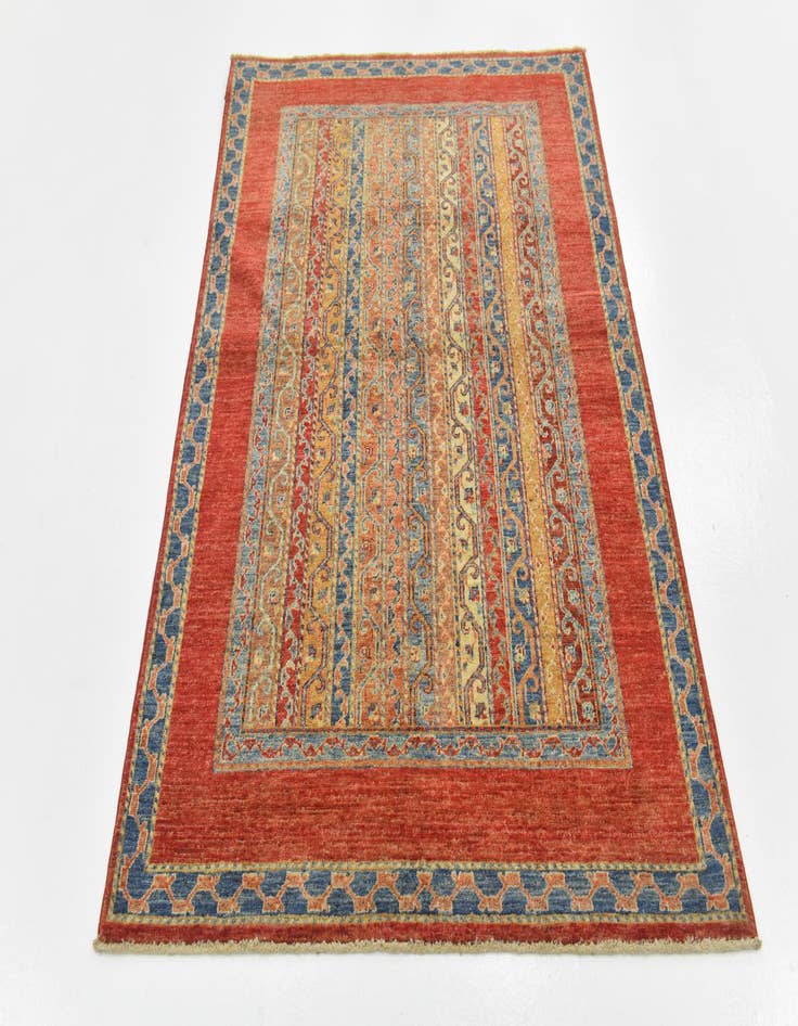 Detail image of  4' 2 x 5' 10  Hand Knotted Ariana Ziegler Rug