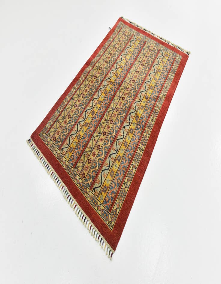 Detail image of  3' 9 x 5' 10  Hand Knotted Ariana Ziegler Rug