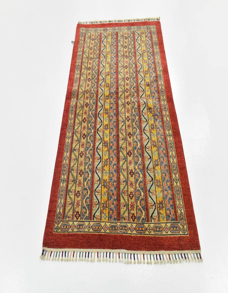 Detail image of  3' 9 x 5' 10  Hand Knotted Ariana Ziegler Rug