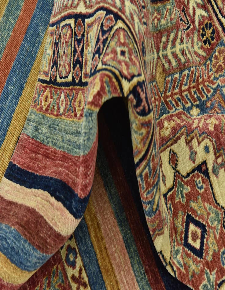 Detail image of  6' 8 x 9' 7  Hand Knotted Ariana Ziegler Wool Rug