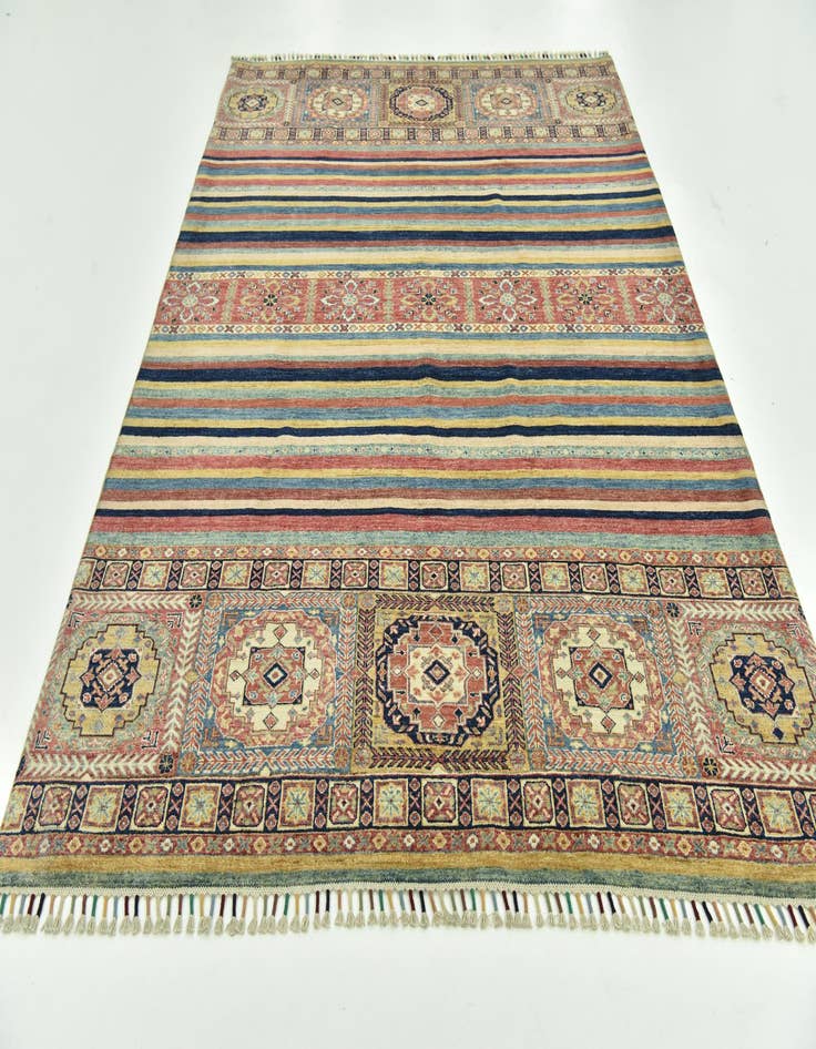 Detail image of  6' 8 x 9' 7  Hand Knotted Ariana Ziegler Wool Rug