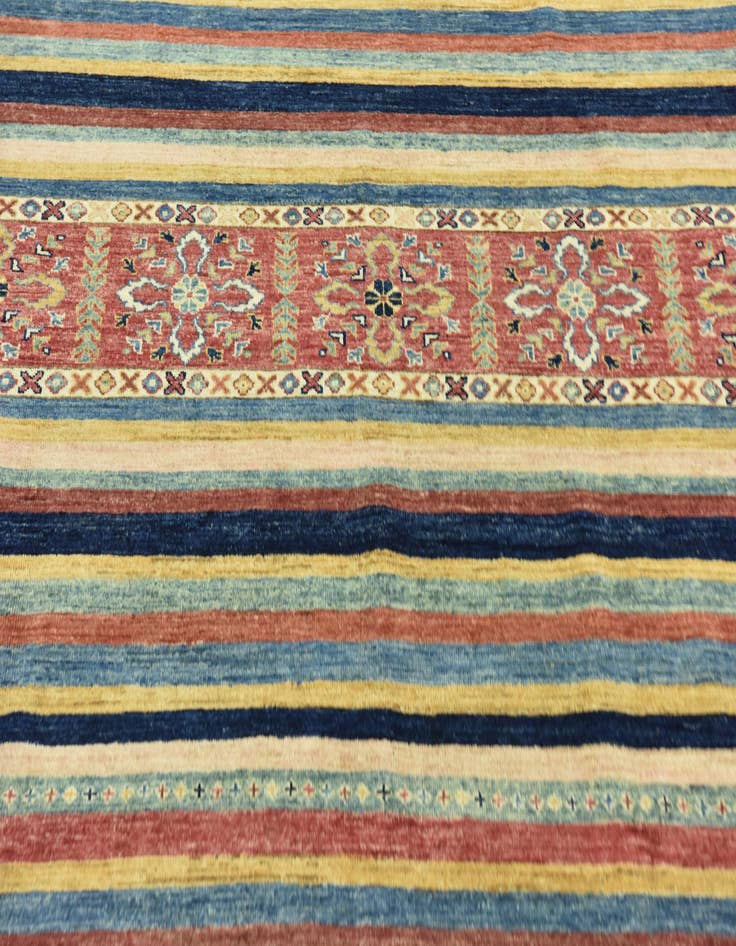 Detail image of  6' 8 x 9' 7  Hand Knotted Ariana Ziegler Wool Rug