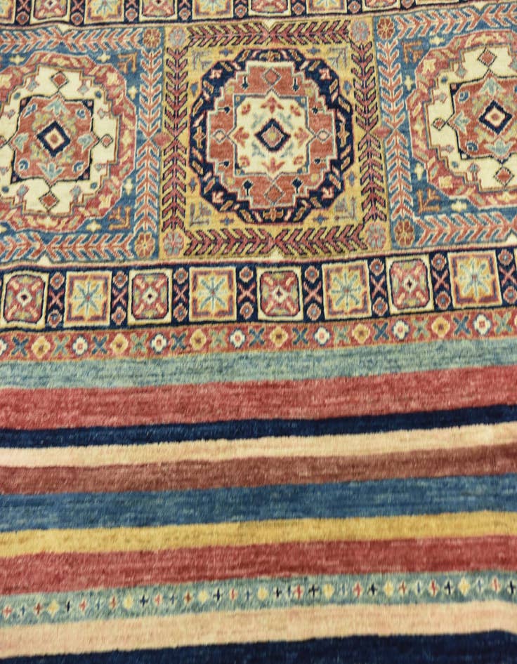 Detail image of  6' 8 x 9' 7  Hand Knotted Ariana Ziegler Wool Rug