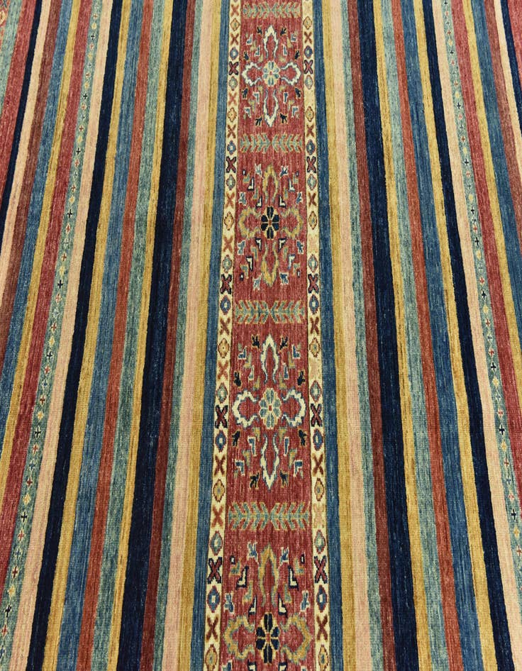 Detail image of  6' 8 x 9' 7  Hand Knotted Ariana Ziegler Wool Rug