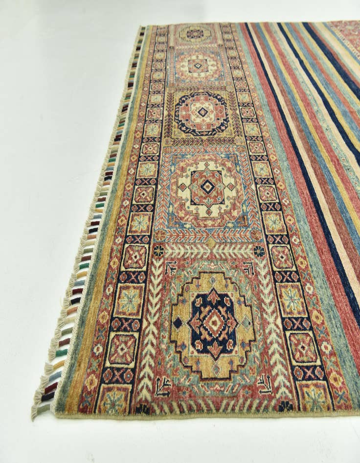 Detail image of  6' 8 x 9' 7  Hand Knotted Ariana Ziegler Wool Rug