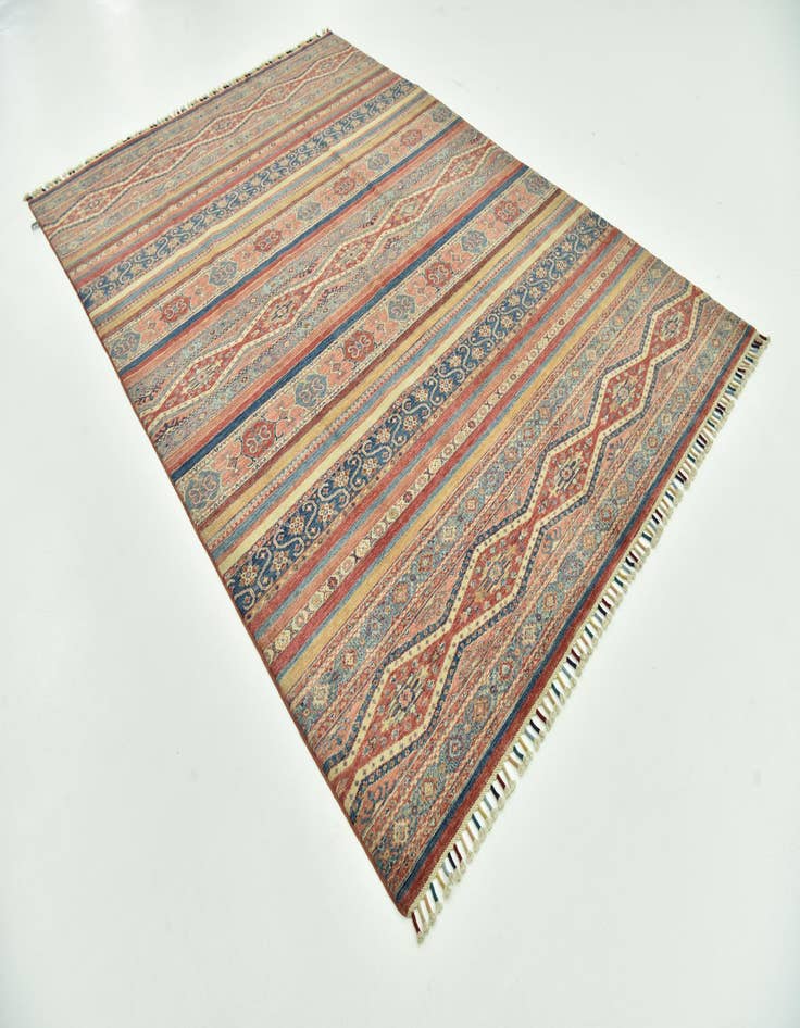 Detail image of  6' 7 x 9' 8  Hand Knotted Ariana Ziegler Wool Rug