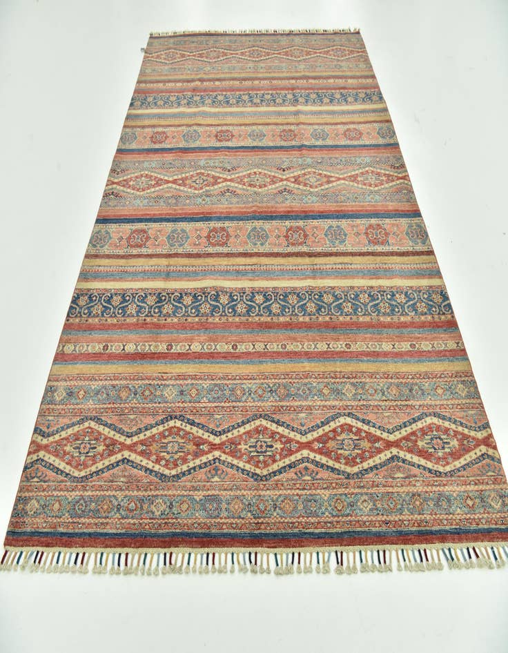 Detail image of  6' 7 x 9' 8  Hand Knotted Ariana Ziegler Wool Rug