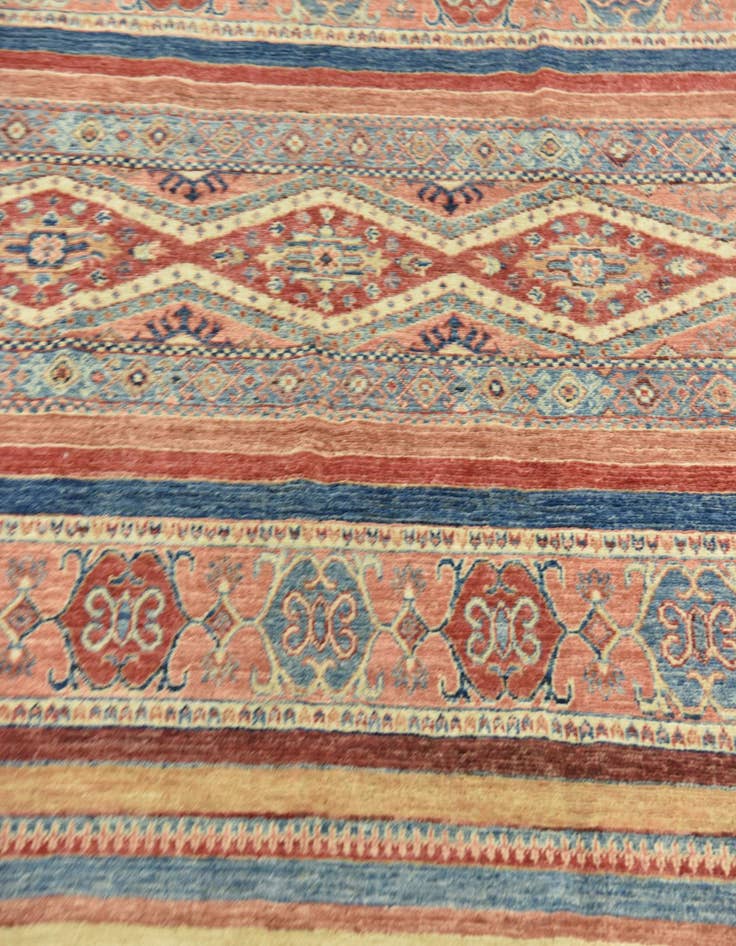 Detail image of  6' 7 x 9' 8  Hand Knotted Ariana Ziegler Wool Rug