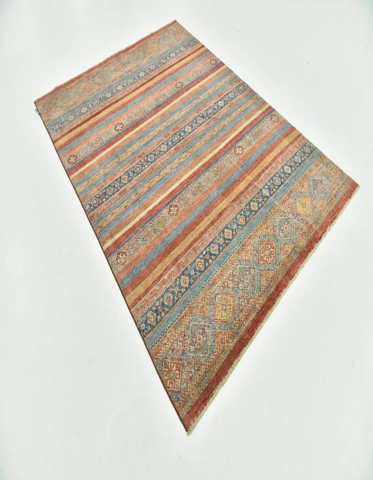 Detail image of  5' 6 x 7' 7  Hand Knotted Ariana Ziegler Rug