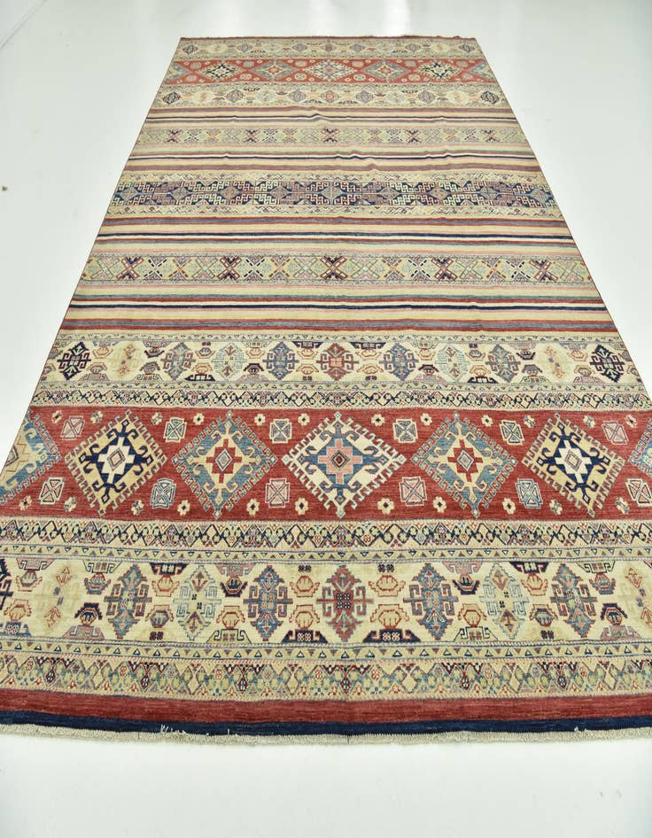 Detail image of  8' 9 x 13' 7  Hand Knotted Ariana Ziegler Rug