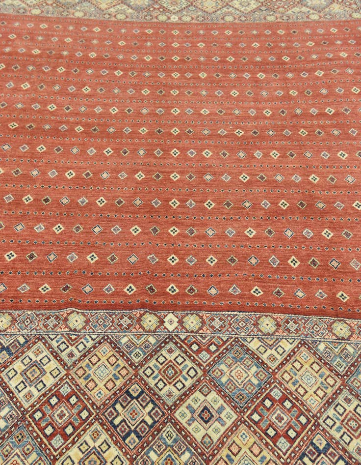 Detail image of  9' 9 x 14'  Hand Knotted Ariana Ziegler Rug