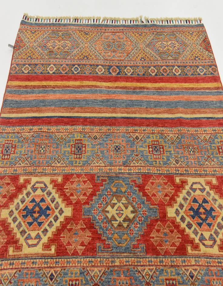 Detail image of  4' 11 x 6' 3  Hand Knotted Ariana Ziegler Rug