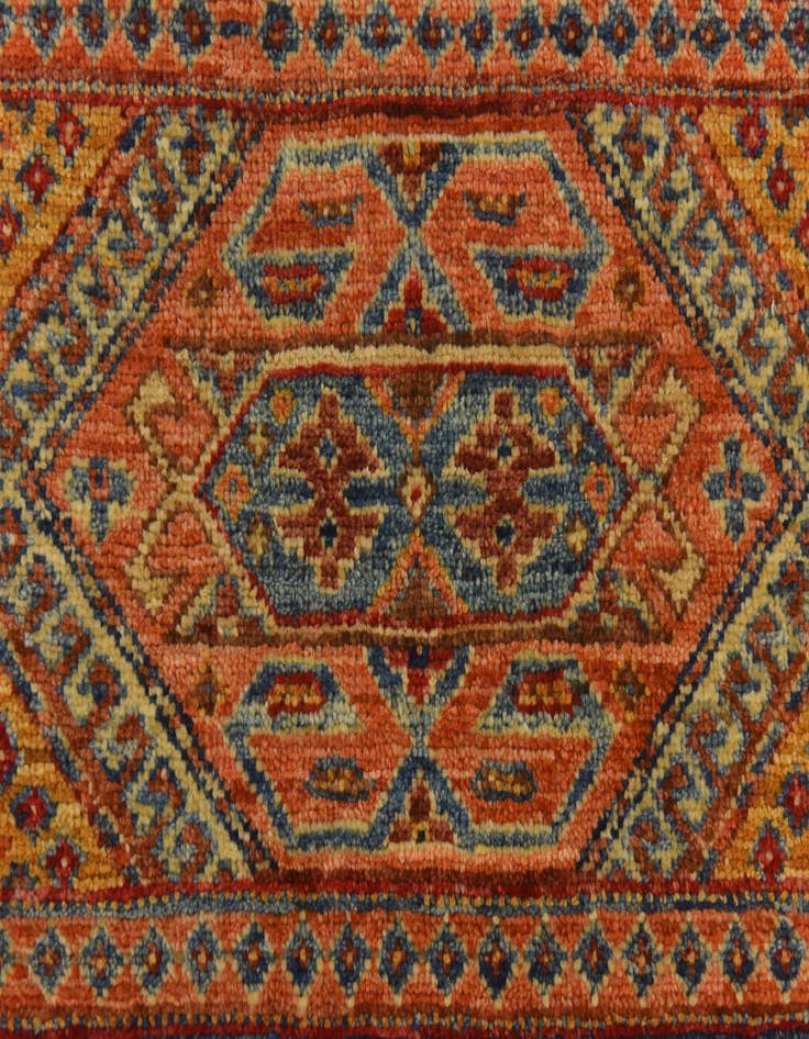 Detail image of  4' 11 x 6' 3  Hand Knotted Ariana Ziegler Rug