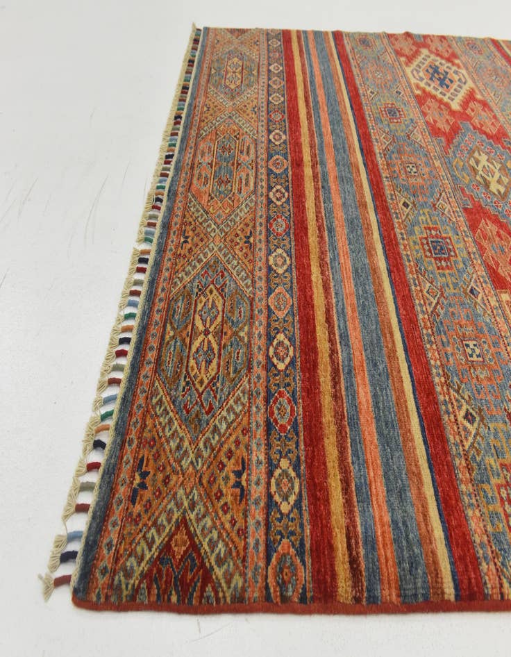 Detail image of  4' 11 x 6' 3  Hand Knotted Ariana Ziegler Rug