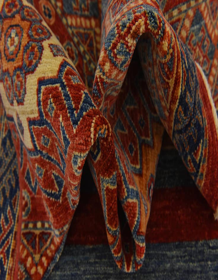 Detail image of  5' 8 x 7' 10  Hand Knotted Ariana Ziegler Rug