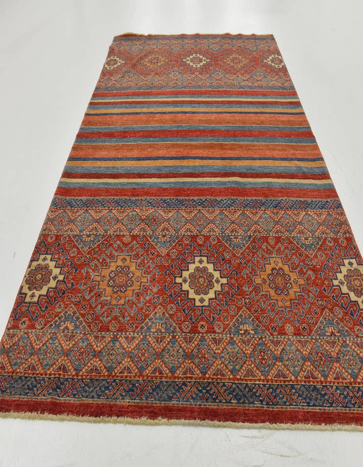 Detail image of  5' 8 x 7' 10  Hand Knotted Ariana Ziegler Rug