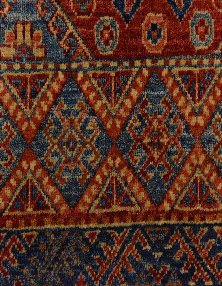 Detail image of  5' 8 x 7' 10  Hand Knotted Ariana Ziegler Rug