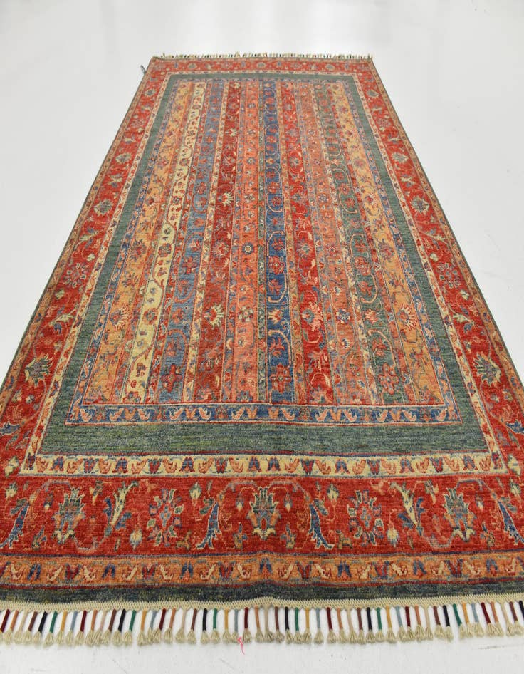 Detail image of  5' 8 x 8'  Hand Knotted Ariana Ziegler Rug