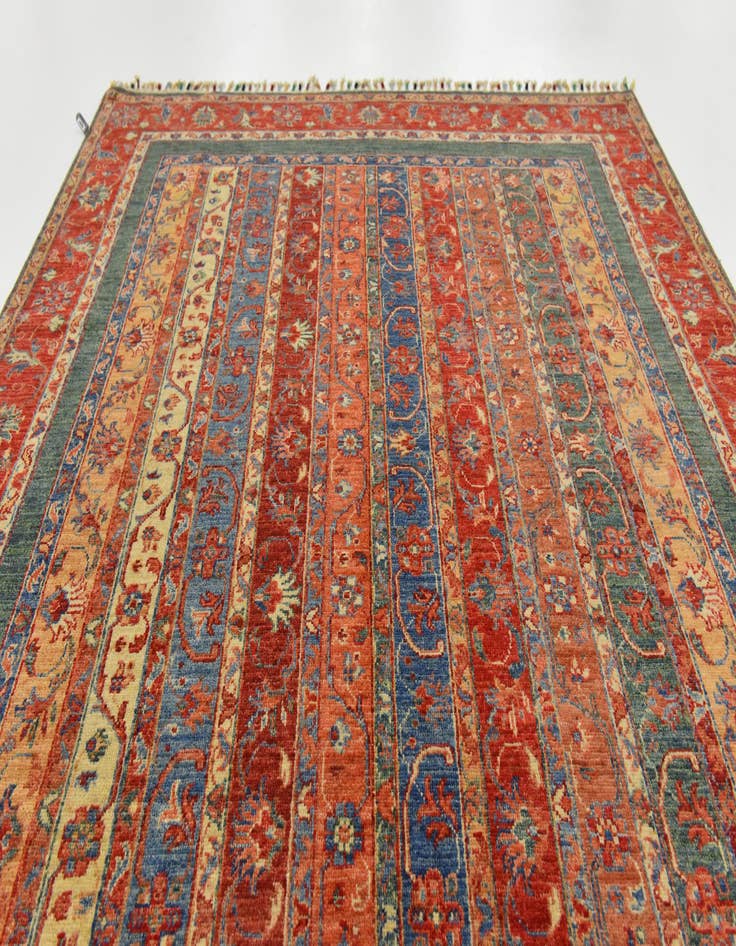 Detail image of  5' 8 x 8'  Hand Knotted Ariana Ziegler Rug