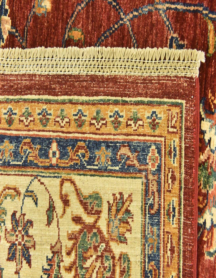 Detail image of  5' 8 x 8'  Hand Knotted Ariana Ziegler Rug