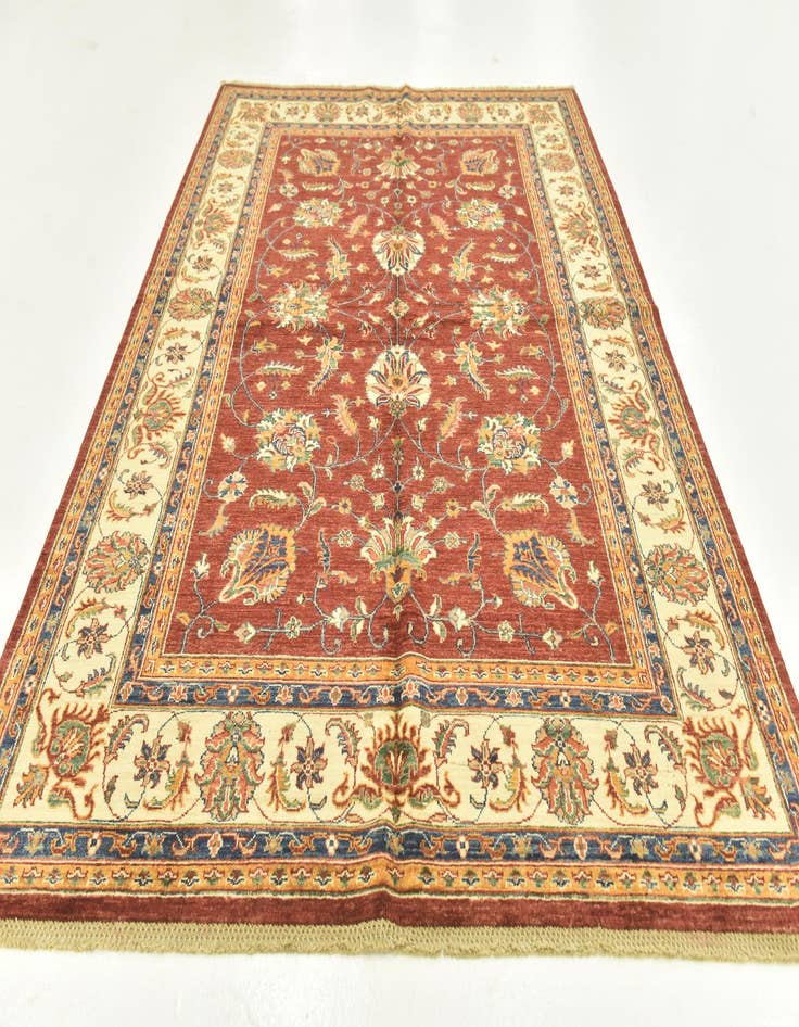 Detail image of  5' 8 x 8'  Hand Knotted Ariana Ziegler Rug