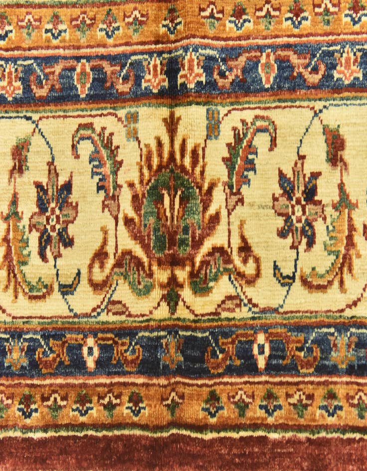 Detail image of  5' 8 x 8'  Hand Knotted Ariana Ziegler Rug