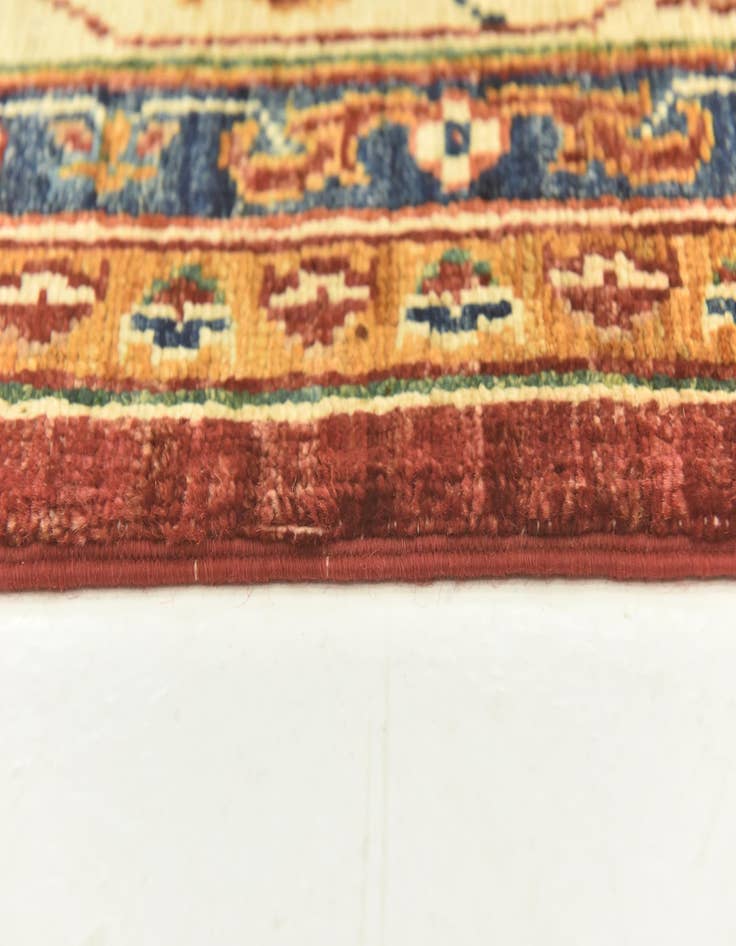 Detail image of  5' 8 x 8'  Hand Knotted Ariana Ziegler Rug
