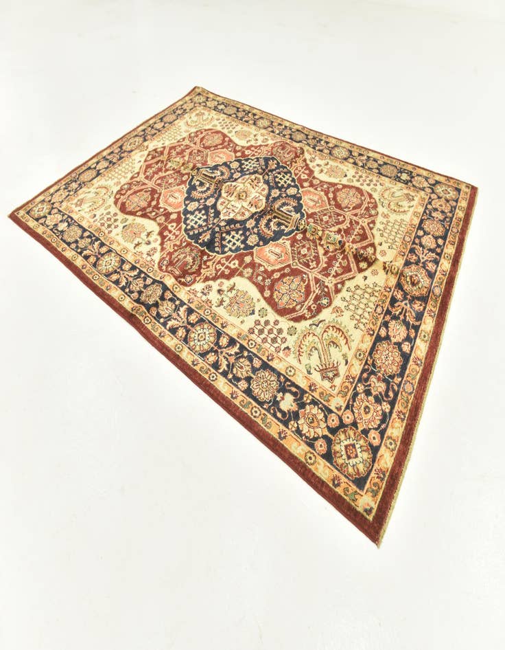 Detail image of  5' 7 x 7' 9  Hand Knotted Ariana Ziegler Rug