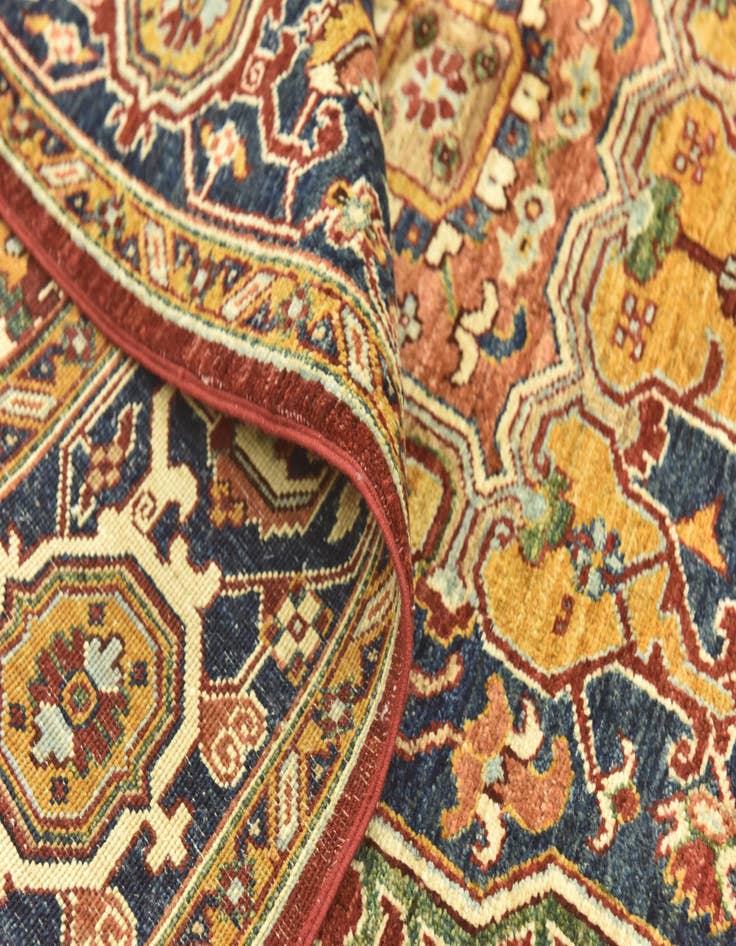Detail image of  5' 8 x 8' 3  Hand Knotted Ariana Ziegler Rug