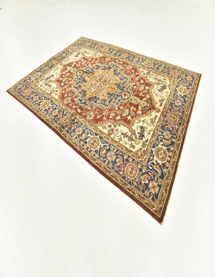 Detail image of  5' 8 x 8' 3  Hand Knotted Ariana Ziegler Rug