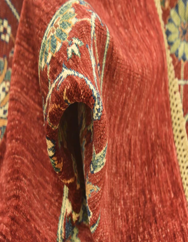 Detail image of  5' 9 x 7' 8  Hand Knotted Ariana Ziegler Rug