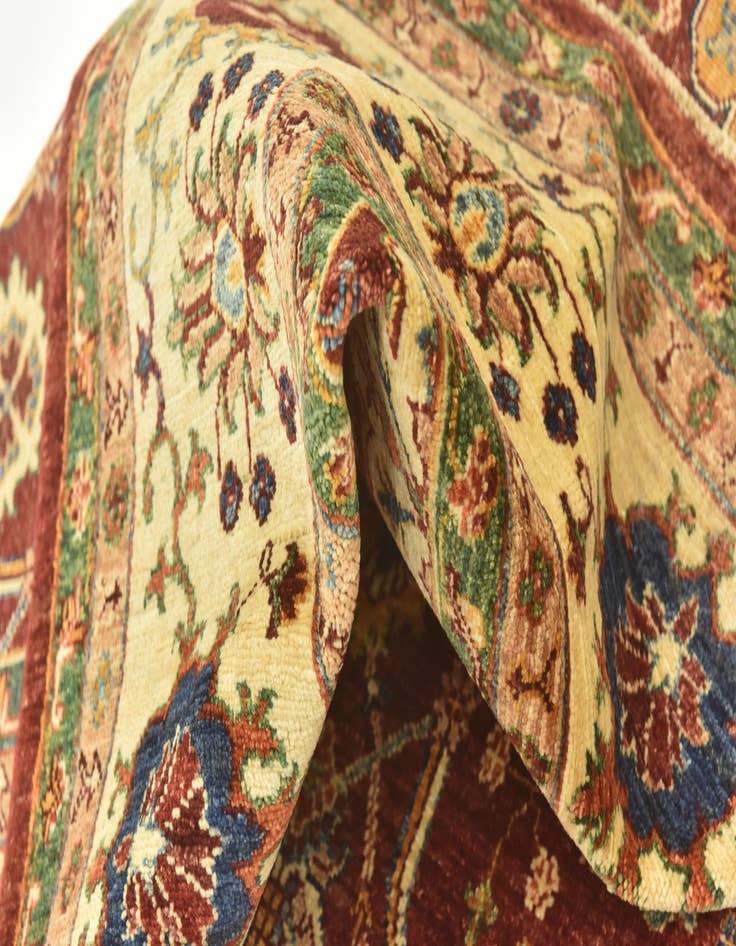 Detail image of  6' 11 x 10' 9  Hand Knotted Ariana Ziegler Rug