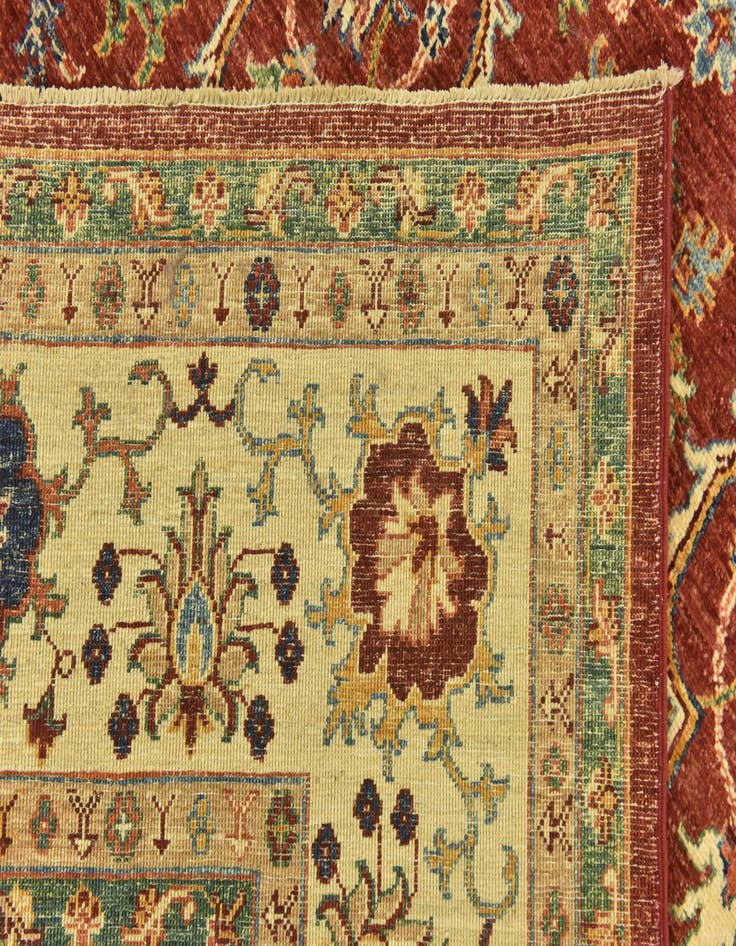 Detail image of  6' 11 x 10' 9  Hand Knotted Ariana Ziegler Rug