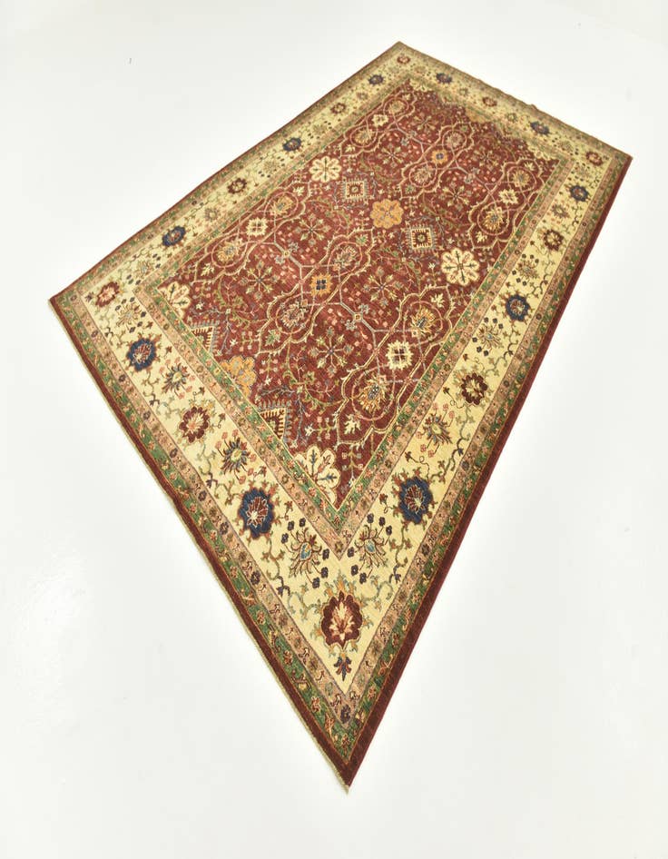 Detail image of  6' 11 x 10' 9  Hand Knotted Ariana Ziegler Rug