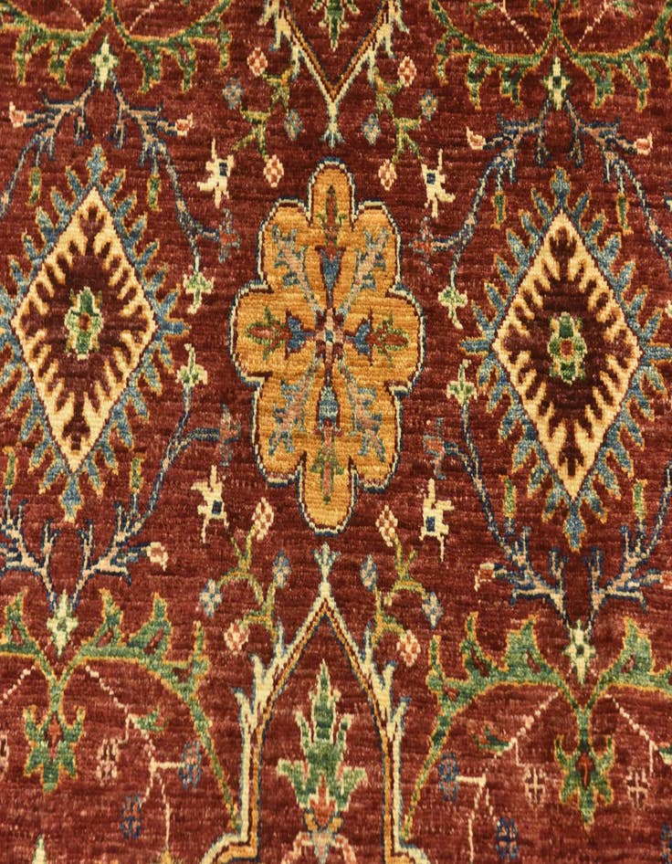 Detail image of  6' 11 x 10' 9  Hand Knotted Ariana Ziegler Rug