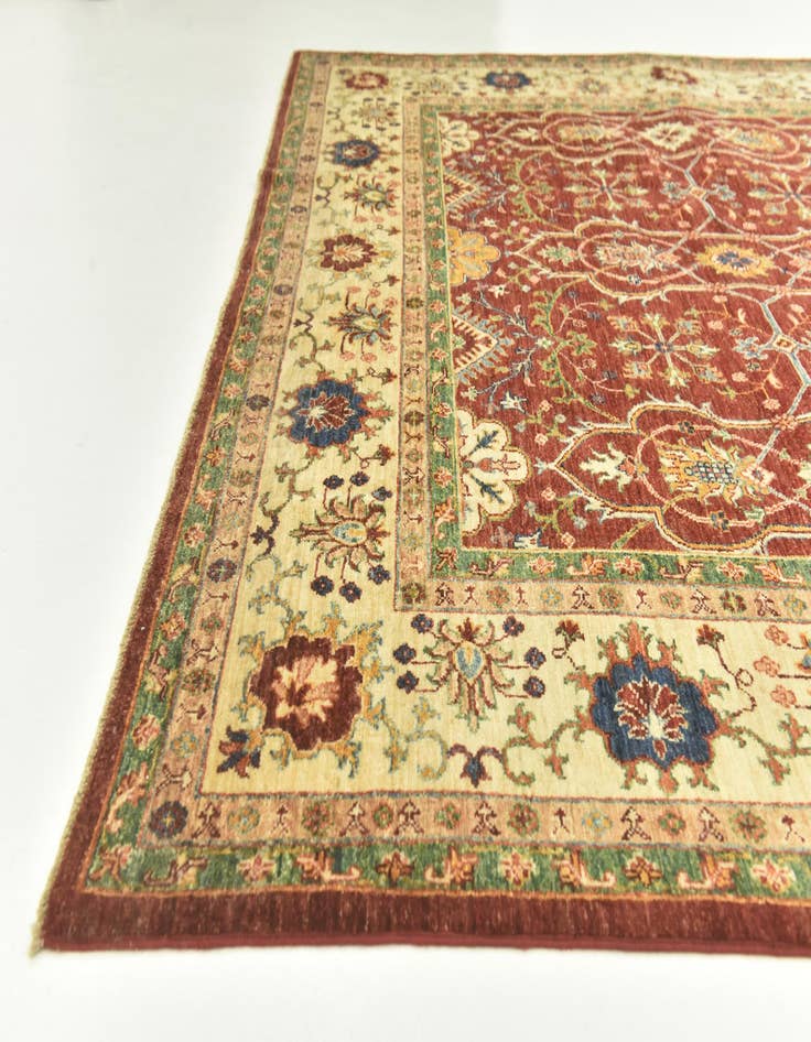 Detail image of  6' 11 x 10' 9  Hand Knotted Ariana Ziegler Rug