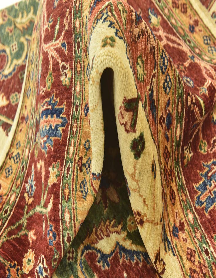 Detail image of  5' 7 x 7' 10  Hand Knotted Ariana Ziegler Oriental Rug