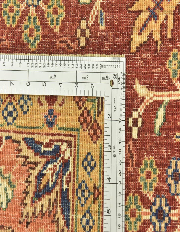 Detail image of  5' 7 x 7' 10  Hand Knotted Ariana Ziegler Oriental Rug