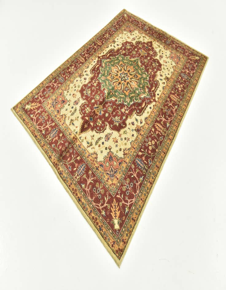 Detail image of  5' 7 x 7' 10  Hand Knotted Ariana Ziegler Oriental Rug