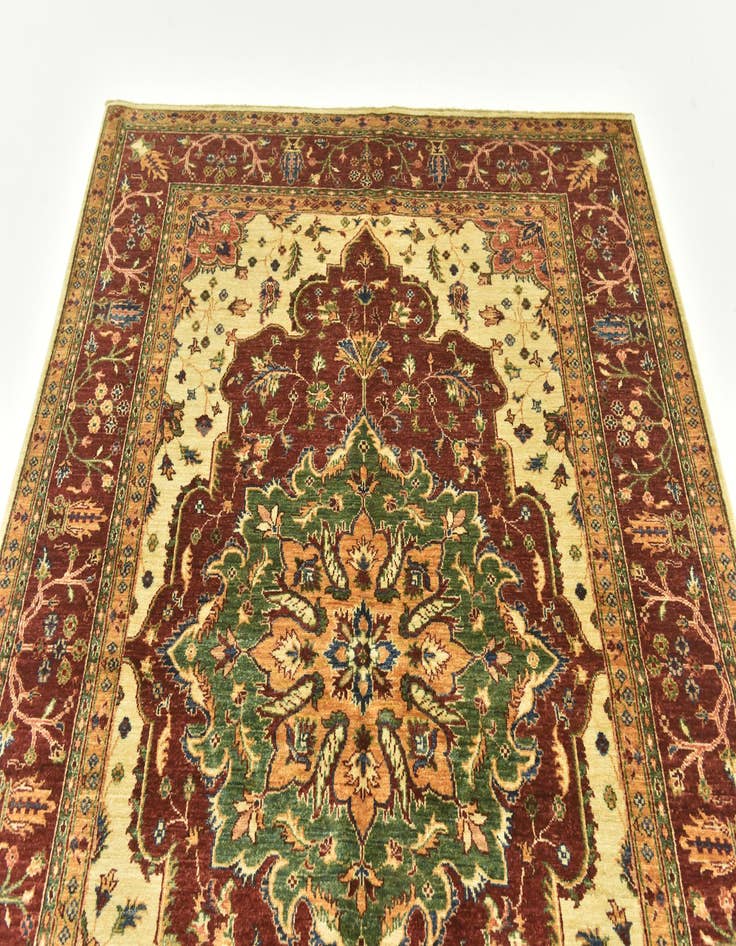 Detail image of  5' 7 x 7' 10  Hand Knotted Ariana Ziegler Oriental Rug