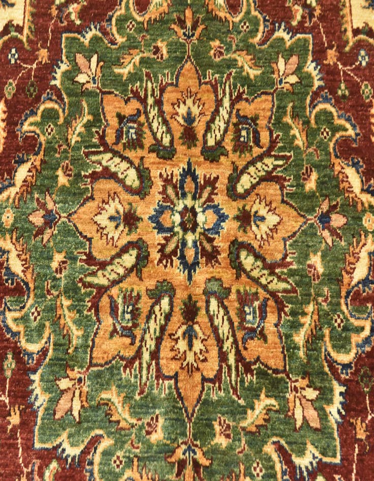 Detail image of  5' 7 x 7' 10  Hand Knotted Ariana Ziegler Oriental Rug